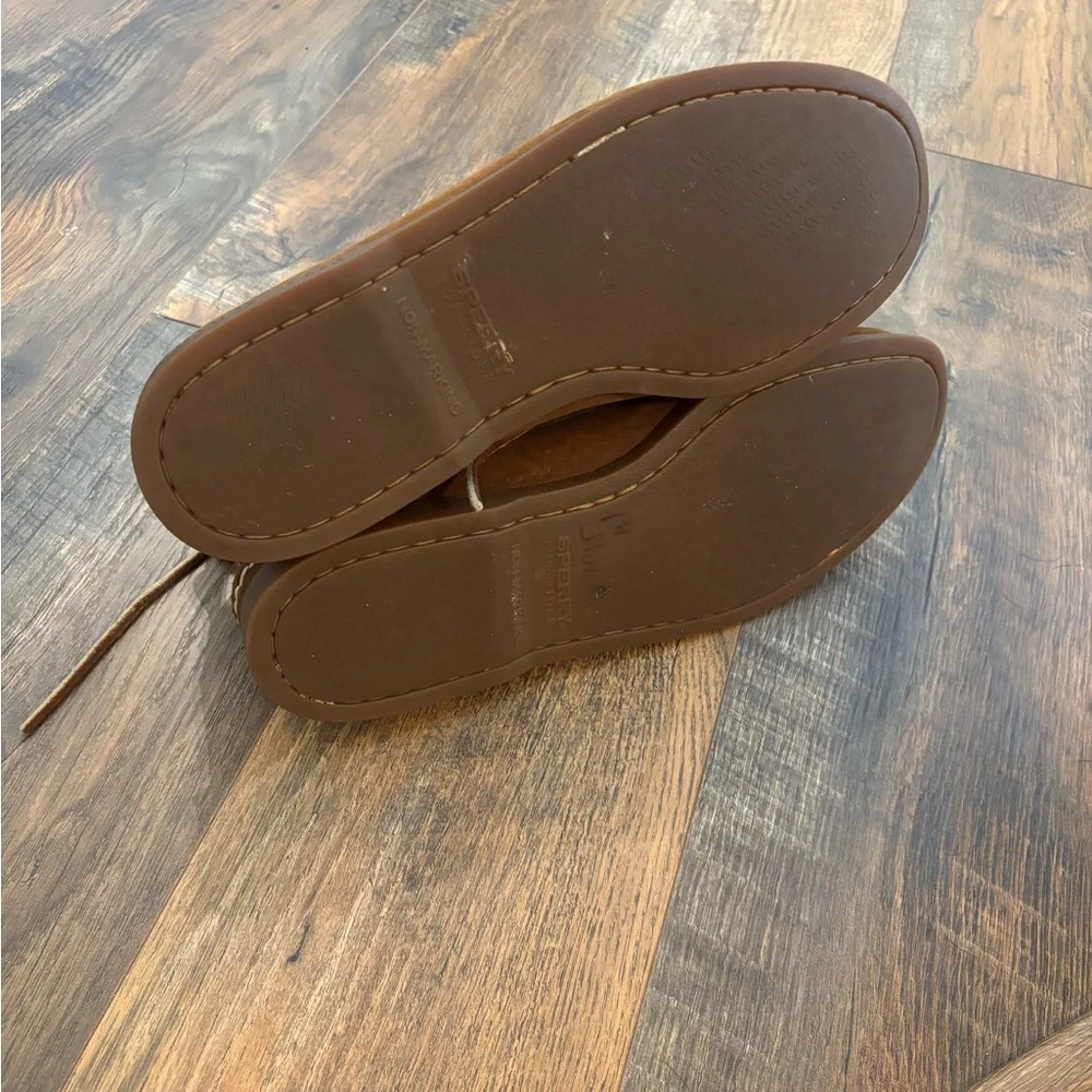 Sperry Brown Classic Boat Shoes with Moccasin Stitching - Picture 5 of 5